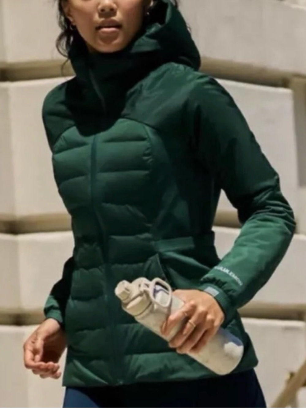 Lululemon Down for It All Jacket in Everglade Green Size 2